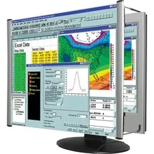 KANTEK MAG15L — Kantek Lcd Monitor Magnifier Fits 15in Monitors - Magnifying Area 13.13" Width x 10.50" Length - Overall Size 11" Height x 7" Width