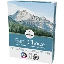 Domtar Inc DMR 2700 — Domtar EarthChoice Office Paper - Letter - 8 1/2 x 11 - 20 lb Basis Weight - 5000 / Carton - FSC