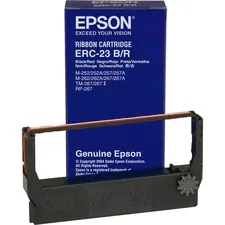EPSON ERC-23BR — BLACK/RED FABRIC RIBBON M/RM/TM/A