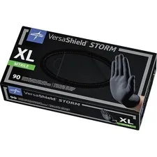 MEDLINE INDUSTRIES INC MII MG6114 — Medline Venom Nonsterile Nitrile Glove - X-Large Size - Nitrile - Black - Textured, Latex-free, Powder-free - For Healthcare Working - 90 / Box