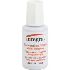 Integra ITA 01539 — Integra Multipurpose Correction Fluid - Brush Applicator - 22 mL - White - 1 Each