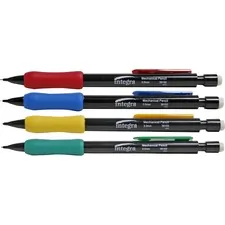 Integra ITA 36152 — Integra Grip Mechanical Pencils - 0.5 mm Lead Diameter - Refillable - Assorted Barrel - 12 / Dozen