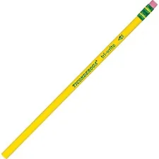 DIXON TICONDEROGA CO. DIX 13856 — Ticonderoga Tri-Write No.2 Pencils - #2 Lead - Black Lead - Yellow Wood Barrel - 1 / Dozen