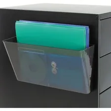 DEFLECTO DEF 73102 — Deflecto Magnetic DocuPocket - 7 Height x 13 Width x 4 Depth - Smoke - Plastic - 1 Each
