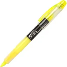 Integra ITA 30006 — Integra Liquid Highlighters - Chisel Marker Point Style - Yellow - 12 / Dozen