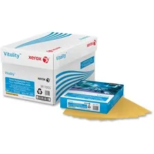 Domtar Inc XER 3R11055 — Xerox Vitality Pastel Multipurpose Paper - Goldenrod - 92 Brightness - Letter - 8 1/2 x 11 - 20 lb Basis Weight - 500 / Ream