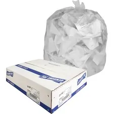Genuine Joe GJO 01011 — Joe Clear Trash Can Liners - Small Size - 16 gal - 24 Width x 33 Length x 0.60 mil (15 Micron) Thickness - Low Density - Clear - 500/Carton