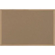 BI-SILQUE VISUAL COMMUNICATION PRODUCTS BVC SB1420001233 — MasterVision Recycled Cork Bulletin Boards - 48 Height x 72 Width - Cork Surface - Self-healing - Wood Frame - 1 Each