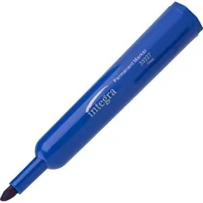 Integra ITA 33327 — Integra Permanent Chisel Markers - Chisel Marker Point Style - Blue - 12 / Dozen