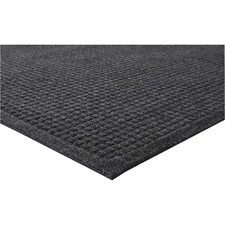 Genuine Joe GJO 58935 — Joe EcoGuard Indoor Wiper Floor Mats - Indoor - 36 Length x 24 Width - Plastic, Rubber - Charcoal Gray
