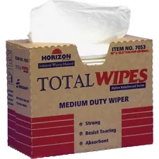 National Industries For the Blind 7920014487053 — SKILCRAFT Medium-Duty Wiping Towel - Towel - 150 / Box - White