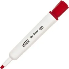 Integra ITA 33309 — Integra Chisel Point Dry-erase Markers - Chisel Marker Point Style - Red - 12 / Dozen