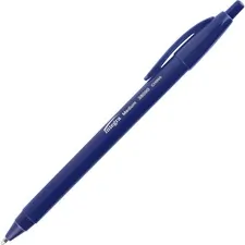 Integra ITA 38090 — Integra Triangular Barrel Retractable Ballpnt Pens - Medium Pen Point - Retractable - Blue - Blue Plastic Barrel - 12 / Dozen