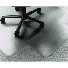National Industries For the Blind 7220001516518 — SKILCRAFT Vinyl Chairmat - Carpeted Floor - 60 Length x 60 Width x 0.14 Thickness - Polyvinyl Chloride (PVC) - Clear