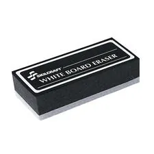 National Industries For the Blind 7510013166213 — SKILCRAFT White Board Eraser - Washable - Black - 1Each