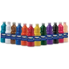 DIXON TICONDEROGA CO. DIX 21696 — Prang Liquid Tempera Paint - 16 oz - 12 / Set - Assorted