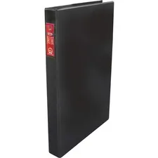 Avery Dennison AVE 06400 — Avery® Legal Durable Binder - 1 Binder Capacity - Legal - 8 1/2 x 14 Sheet Size - 175 Sheet Capacity - 3 x Round Ring Fastener(s) - 2 Internal Pocket(s) - Vinyl, Chipboard - Black - Recycled - Spine Label, Durable, Flexible, Sturdy, Rivet, Label Holder - 1 Each