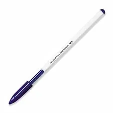 National Industries For the Blind 7520010589977 — SKILCRAFT Stick Pen - Medium Pen Point - Blue - White Barrel - 12 / Dozen
