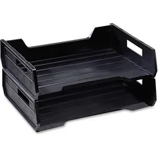 National Industries For the Blind 7520010944307 — SKILCRAFT Letter Size Desk Tray - Desktop - Stackable - Plastic - 2 / Pack