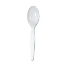 GEORGIA PACIFIC DXE TM217 — Dixie Medium-weight Disposable Teaspoons by GP Pro - 1000/Carton - 1 x Teaspoon - Plastic - White