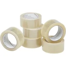 National Industries For the Blind 7510015796874 — SKILCRAFT 7510-01-579-6874 Packaging Tape - 55 yd Length x 2 Width - Polypropylene - 3.10 mil - Acrylic Backing - 6 / Pack - Clear
