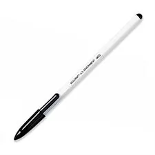 National Industries For the Blind 7520010589978 — SKILCRAFT Stick Pen - Medium Pen Point - Black - White Barrel - 12 / Dozen