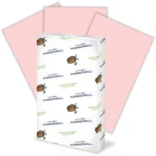 INTERNATIONAL PAPER HAM 103390 — Hammermill Paper for Copy 8.5x14 Inkjet, Laser Colored Paper - Pink - Recycled - 30% - 8 1/2 x 14 - 20 lb Basis Weight - Smooth - 500 / Ream - SFI
