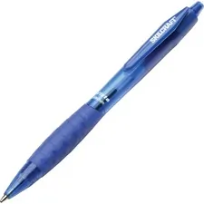 National Industries For the Blind 7520014457223 — SKILCRAFT Retractable Vista Ballpoint Pen - Medium Pen Point - Refillable - Retractable - Blue - Transparent Rubber Barrel - 12 / Dozen