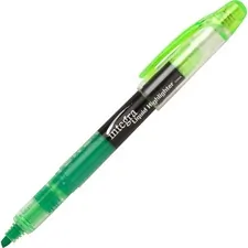 Integra ITA 33314 — Integra Liquid Highlighters - Chisel Marker Point Style - Green - 12 / Dozen