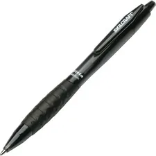 National Industries For the Blind 7520014457225 — SKILCRAFT Retractable Vista Ballpoint Pen - Medium Pen Point - Refillable - Retractable - Black - Transparent Barrel - 12 / Dozen