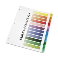 National Industries For the Blind 7530013683490 — SKILCRAFT Binder Tabbed Index Sheet - 12 Printed Tab(s) - Month - Jan-Dec - 8.5 Divider Width x 11 Divider Length - Letter - Assorted Divider - Assorted Tab(s) - 12 / Set