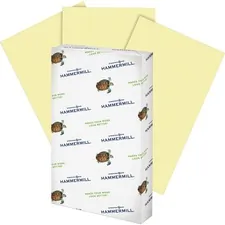 INTERNATIONAL PAPER HAM 103358 — Hammermill Paper for Copy 8.5x14 Laser, Inkjet Colored Paper - Canary - Recycled - 30% - Legal - 8 1/2 x 14 - 20 lb Basis Weight - 500 / Ream - SFI