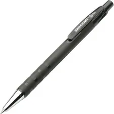 National Industries For the Blind 7520013527309 — SKILCRAFT Rubberized Barrel Retractable Ballpoint Pen - Fine Pen Point - Refillable - Retractable - Black - Rubber Barrel - 12 / Dozen