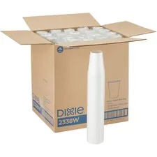 GEORGIA PACIFIC DXE 2338WSCT — Dixie Pathways Paper Hot Cups by GP Pro - 8 fl oz - 500 / Carton - White - Paper - Hot Drink