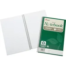 National Industries For the Blind 7530016002017 — SKILCRAFT 1 Subject Spiral Notebook - 80 Sheets - Wire Bound - 17 lb Basis Weight - 6 x 9 1/2 - White Paper - Subject, Archival, Chlorine-free, Acid-free - Recycled - 3 / Pack
