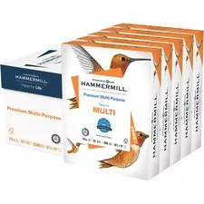 INTERNATIONAL PAPER HAM 105810 — Hammermill Premium 8.5x11 Copy & Multipurpose Paper - White - 97 Brightness - Letter - 8 1/2 x 11 - 24 lb Basis Weight - 2500 / Carton - FSC