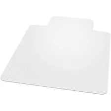 E.S. ROBBINS ESR 124154 — ES Robbins Carpet Vinyl Chairmat with Lip - Carpeted Floor - 53 Length x 45 Width - Rectangle - Vinyl