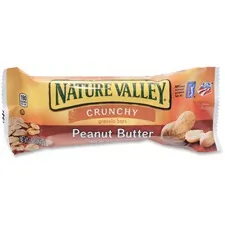 GENERAL MILLS GNM SN3355 — NATURE VALLEY Nature Valley Peanut Butter Granola Bars - Peanut Butter, Crunch - 1 Serving Pouch - 1.50 oz - 18 / Box