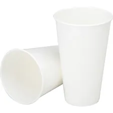 National Industries For the Blind 7350006414517 — SKILCRAFT Paper cups without handles - 12 fl oz - Round - 1000 / Box - White - Paper - Hot Drink, Cold Drink
