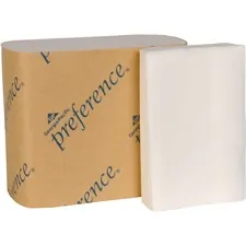 GEORGIA PACIFIC GPC 10101 — Preference Interfold Bath Tissue - 2 Ply - Interfolded - 4 x 5 - White - Durable - For Office Building, School, Public Facilities - 60 / Carton