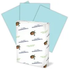 INTERNATIONAL PAPER HAM 103671 — Hammermill Paper for Copy 8.5x11 Laser, Inkjet Colored Paper - Blue - Recycled - 30% - Letter - 8 1/2 x 11 - 24 lb Basis Weight - Smooth - 500 / Ream - SFI