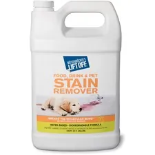 MOTSENBOCKER'S MOT 40601 — M?tsenb?cker's Lift Off Food/Drink/Pet Stain Remover - Liquid - 128 fl oz (4 quart) - Bottle - 1 Each - White
