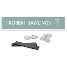 DEFLECTO DEF 587501 — Deflecto Cubicle Sign Holder - 1 Each - 8.5 Width x 2 Height - Rectangular Shape - Insertable, Magnetic - Plastic - Clear