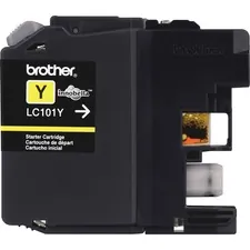 Brother LC101Y — INK CARTRIDGE - YELLOW - 300 PAGES - DCP-J152W, MFC-J245, MFC-J285DW, MFC-J450DW