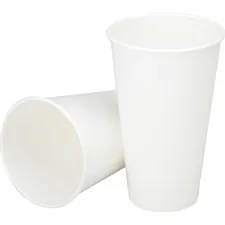 National Industries For the Blind 7350006414592 — SKILCRAFT Paper Cups with out Handles - 12 fl oz - Round - 2500 / Box - White - Paper - Cold Drink, Hot Drink