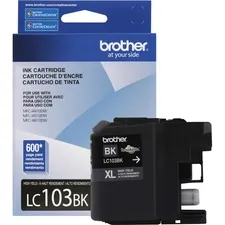 Brother LC103BK — Brother Innobella LC103BK High Yield Black Ink Cartridge - Inkjet - High Yield - 600 Pages - Black - 1 Each
