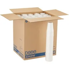 GEORGIA PACIFIC DXE 2342WSCT — Dixie Pathways Paper Hot Cups by GP Pro - 12 fl oz - 500 / Carton - White - Paper - Hot Drink