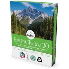 Domtar Inc DMR 1842 — Domtar EarthChoice30 Recycled Office Paper - 92 Brightness - 88% Opacity - Letter - 8 1/2 x 11 - 20 lb Basis Weight - 1 / Carton - FSC