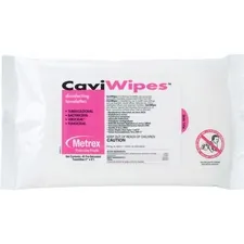 Metrex Research MRX MACW078224 - Caviwipes Flatpack - Wipe - 45  Pack - White