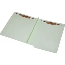 National Industries For the Blind 7530015907105 — SKILCRAFT Letter Recycled Classification Folder - 8 1/2 x 11 - 2 Expansion - 2 Fastener(s) - 2 Fastener Capacity for Folder - End Tab Location - Pressboard - Light Green - 100% Recycled - 25 / Box